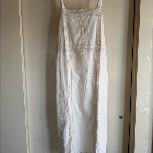 Aerie Cream Lace Detail Dress - Picture 6 of 11